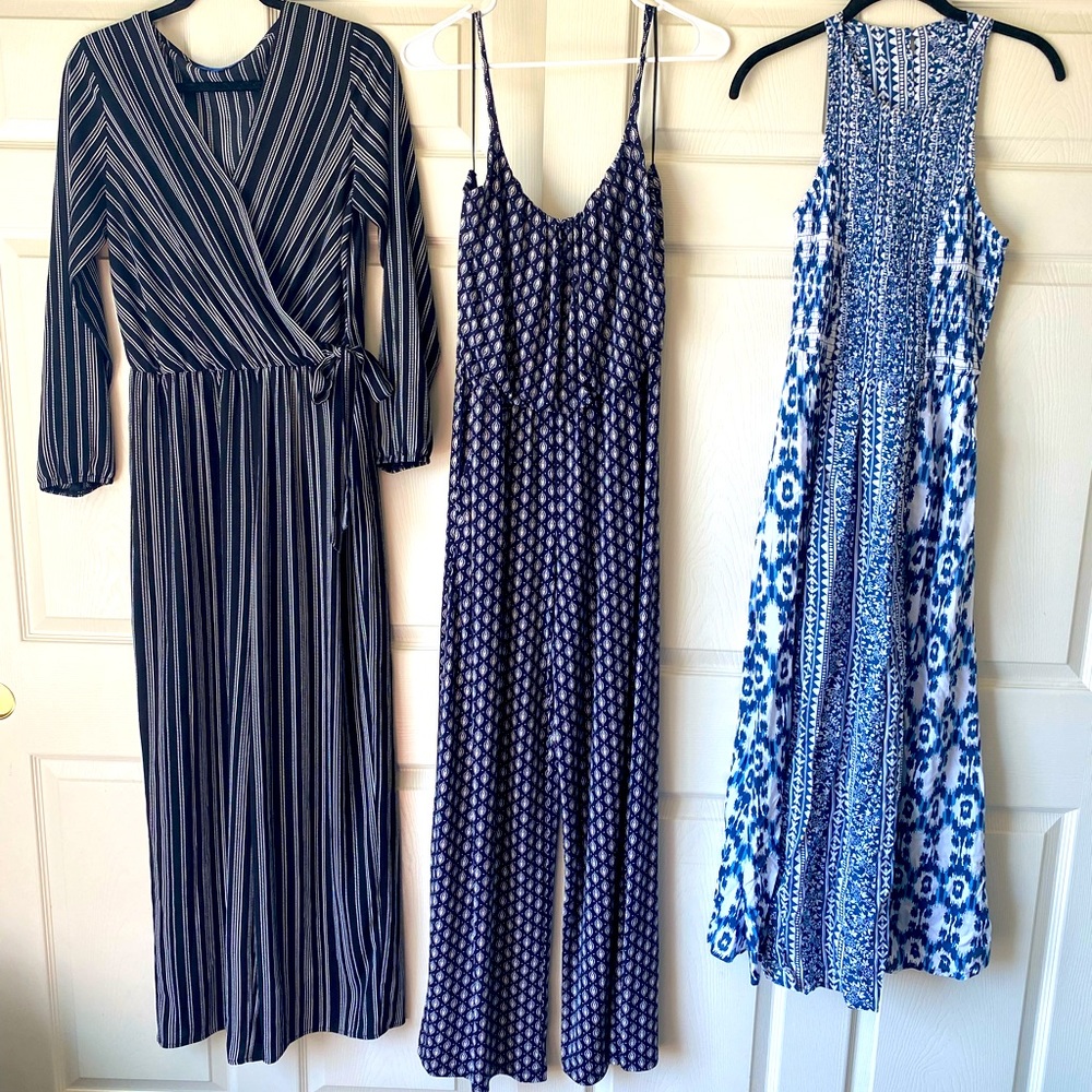 Women’s three piece jumpsuit/maxi dress set